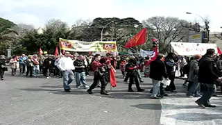Demonstration against Sarkozy in France