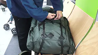 How to prepare backpack for a flight